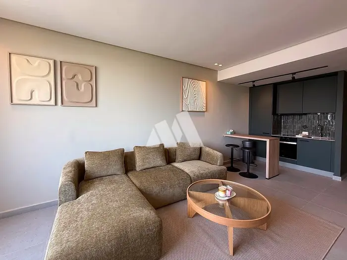 Appartement meublé 1 chambre 55 m² à louer Ferme Bretonne Casablanca avec balcon — photo 1
