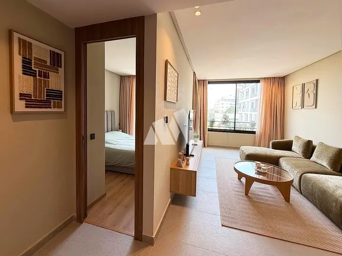 Appartement meublé 1 chambre 55 m² à louer Ferme Bretonne Casablanca avec balcon — photo 2